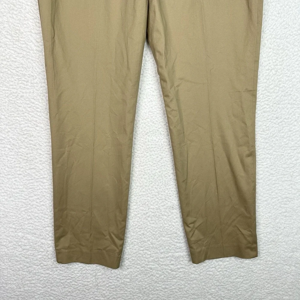 J.Crew Bowery Chino Pants Mens 36x32 Khaki Beige Slim Fit Stretch Cotton
